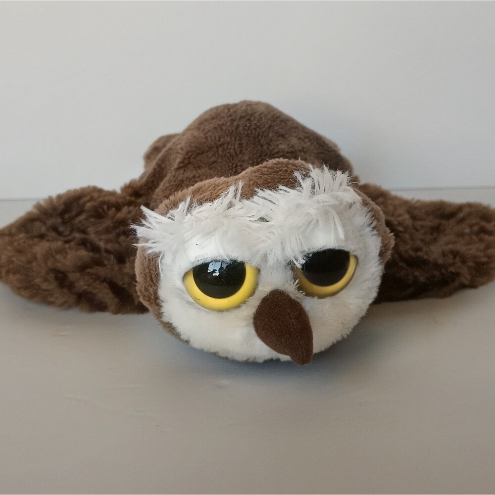 Caltoy Owl Hand Puppet Brown 9" Pretend Play Stuffed Animal Plush